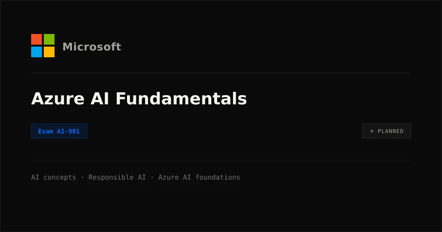 Microsoft Certified: Azure AI Fundamentals — Microsoft